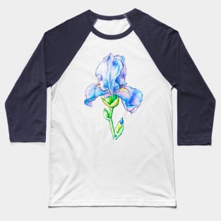 The watercolor flower Baseball T-Shirt
